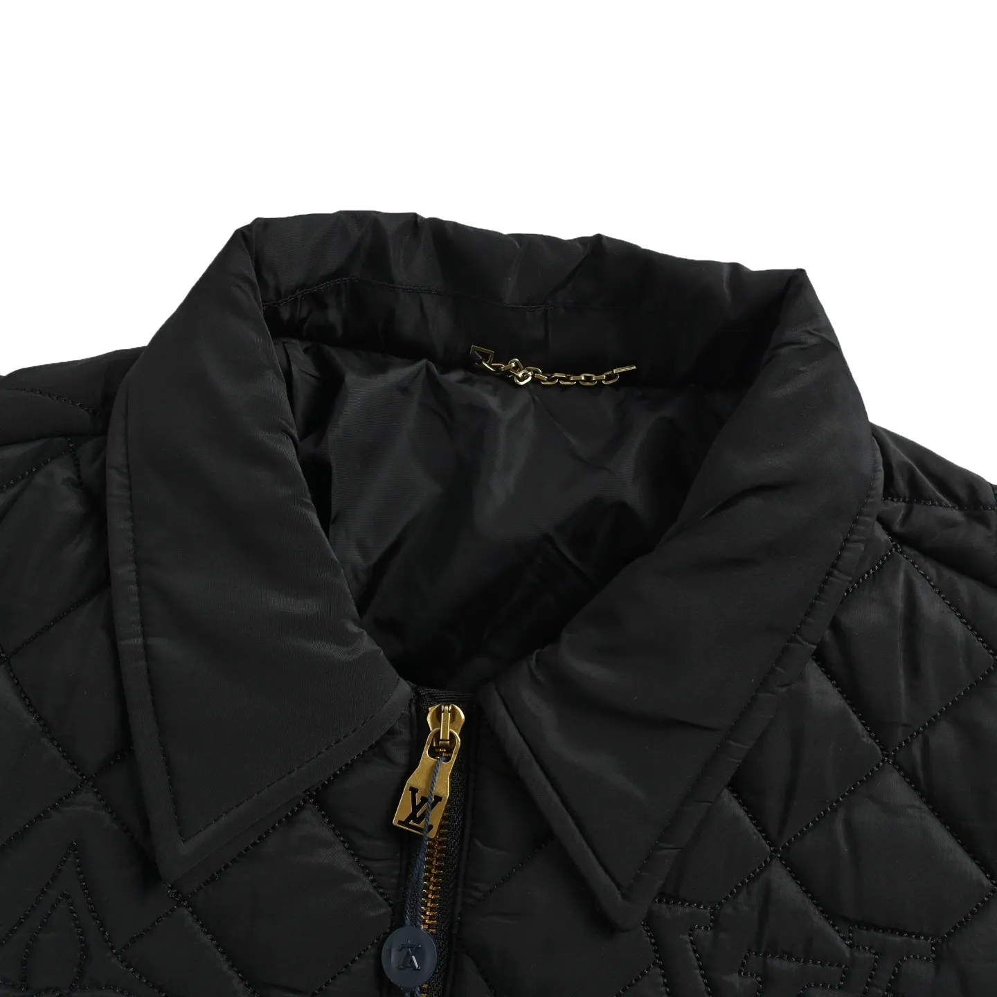 Louis Vuitton/Louis Vuitton three-flower all-over embroidered cotton jacket